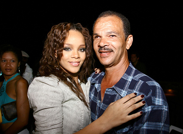 Rihanna and her dad Ronald Fenty