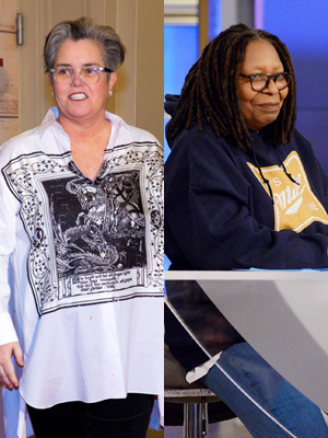 Rosie O'Donnell and Whoopi Goldberg