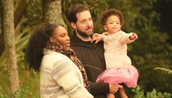 serena williams, alexis ohanian sr., alexis olympia ohanian jr.