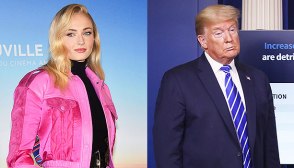 Sophie Turner and Donald Trump