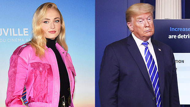 Sophie Turner and Donald Trump