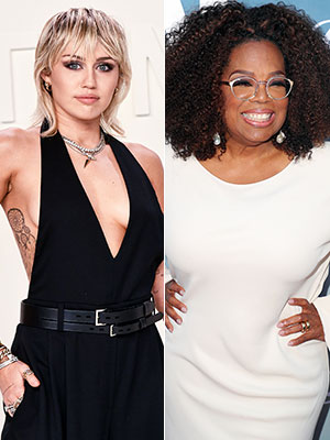 Miley Cyrus Oprah Winfrey