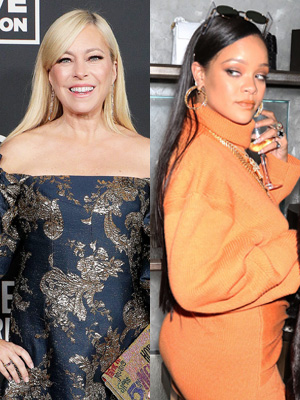 Sutton Stracke and Rihanna