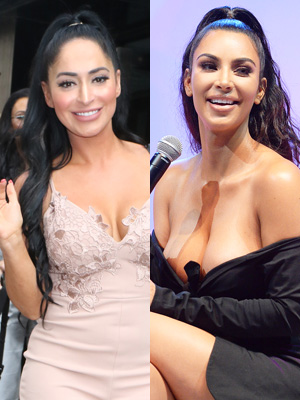 Angelina Pivarnick reaction Kim Kardashian comparison