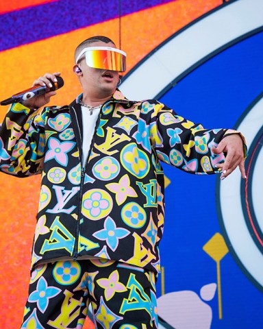 Bad Bunny performs at the Coachella Music & Arts Festival at the Empire Polo Club, in Indio, Calif
2019 Coachella Music And Arts Festival - Weekend 1 - Day 3, Indio, USA - 14 Apr 2019