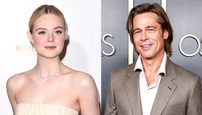 Elle Fanning Brad Pitt