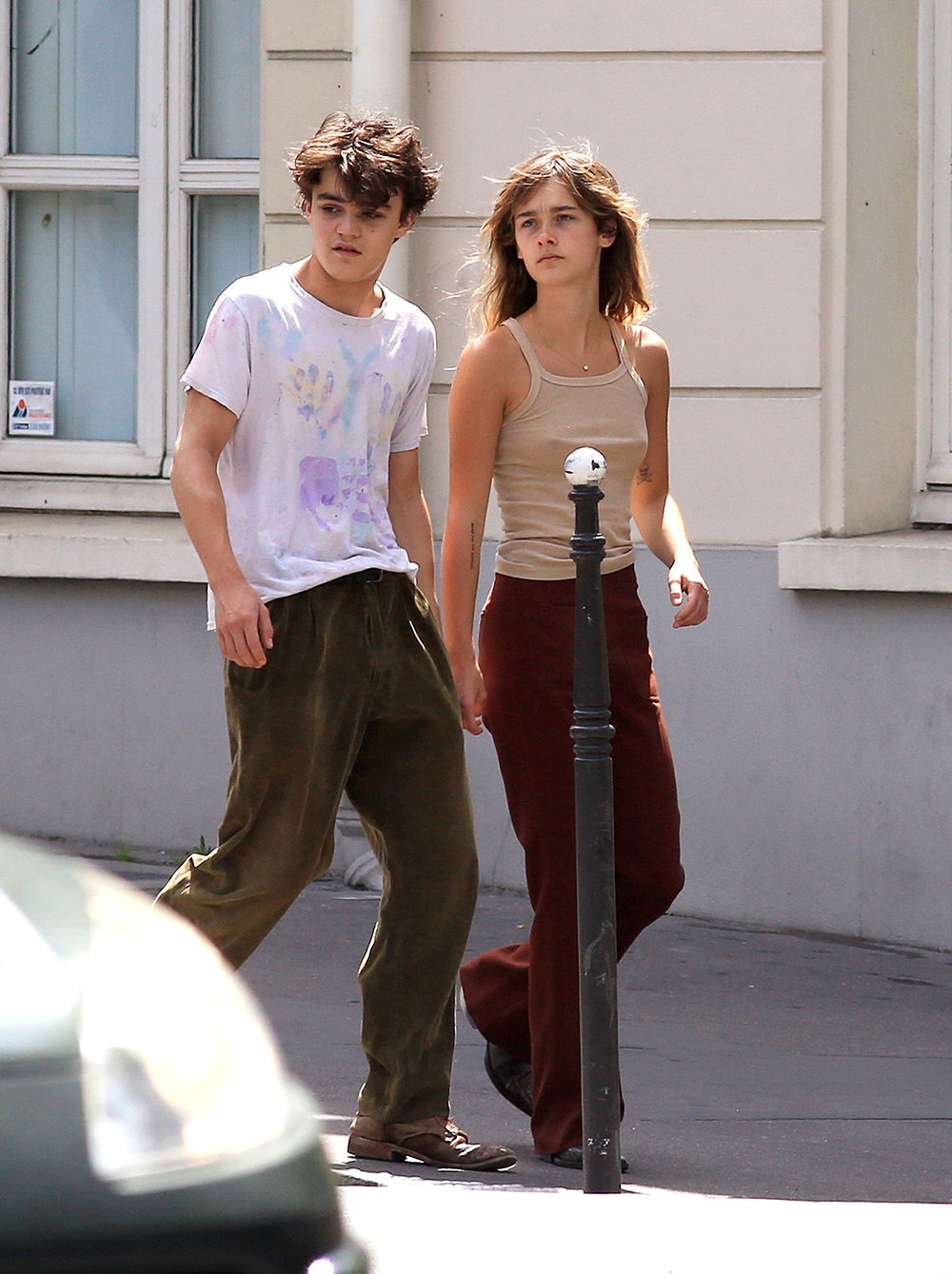 Jack Depp and his new girlfriend strolling in Paris. PLEASE DO NOT CREDIT. 21 May 2020 Pictured: Jack Depp and his new girlfriend. Photo credit: MEGA TheMegaAgency.com +1 888 505 6342 (Mega Agency TagID: MEGA669869_040.jpg) [Photo via Mega Agency]