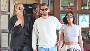 Khloe & Kim Kardashian with Scott Disick