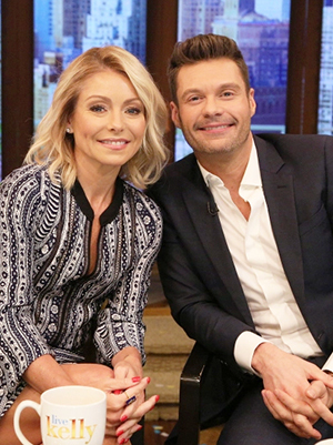 Kelly Ripa and Ryan Seacrest