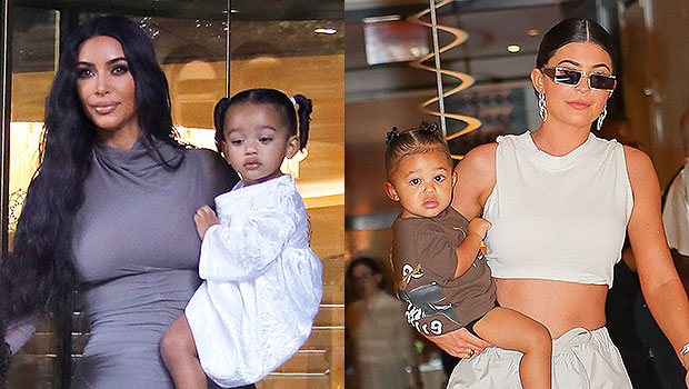 Kim Kardashian & Chicago, Kylie Jenner & Stormi