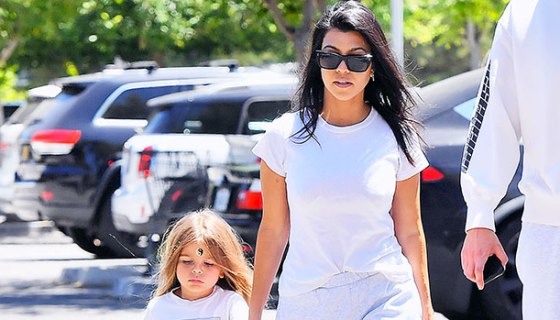Kourtney Kardashian and Reign Disick