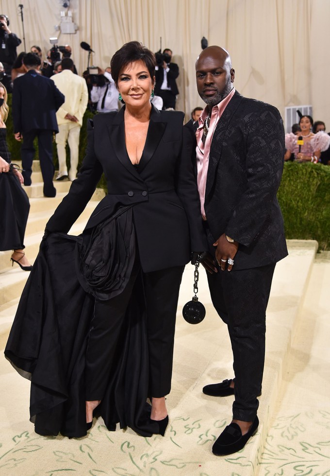 Kris Jenner & Corey Gamble At The 2021 Met Gala