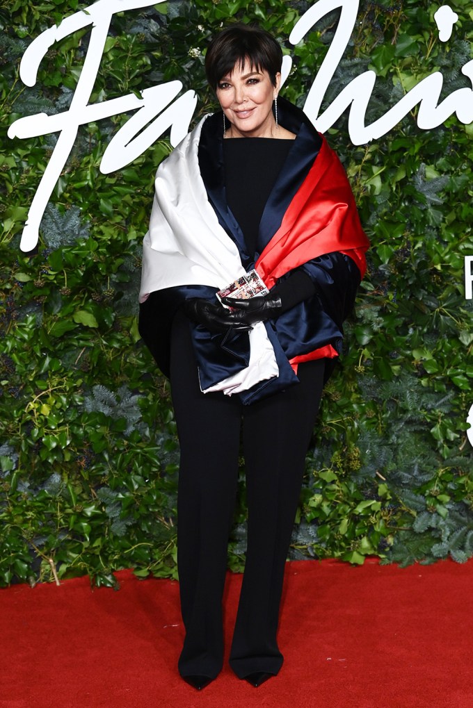 Kris Jenner At The Fashion Awards 2021