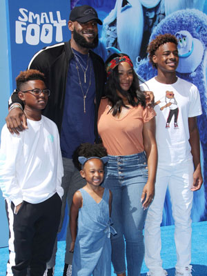 LeBron James, Family