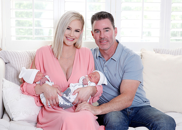 Meghan King Edmonds & Jim Edmonds & their kids 