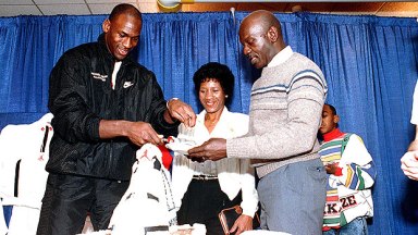 Michael Jordan & his parents