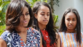michelle obama, malia obama, sasha obama