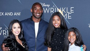 Kobe Bryant and family