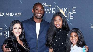 Kobe Bryant and family