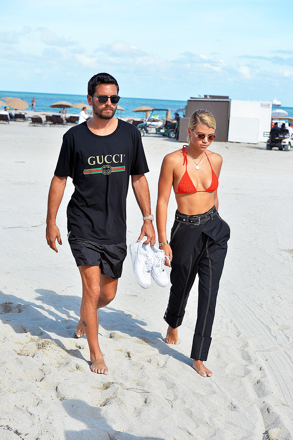 Scott Disick and Sofia Richie out and about, Miami Beach, USA - 23 Sep 2017