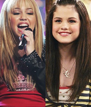 miley cyrus, selena gomez