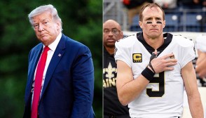 Donald Trump, Drew Brees