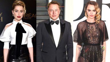 Elon Musk, Amber Heard, Cara Delevingne