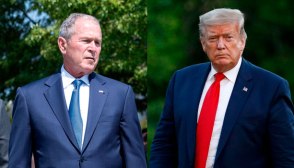 George W. Bush and Donald Trump