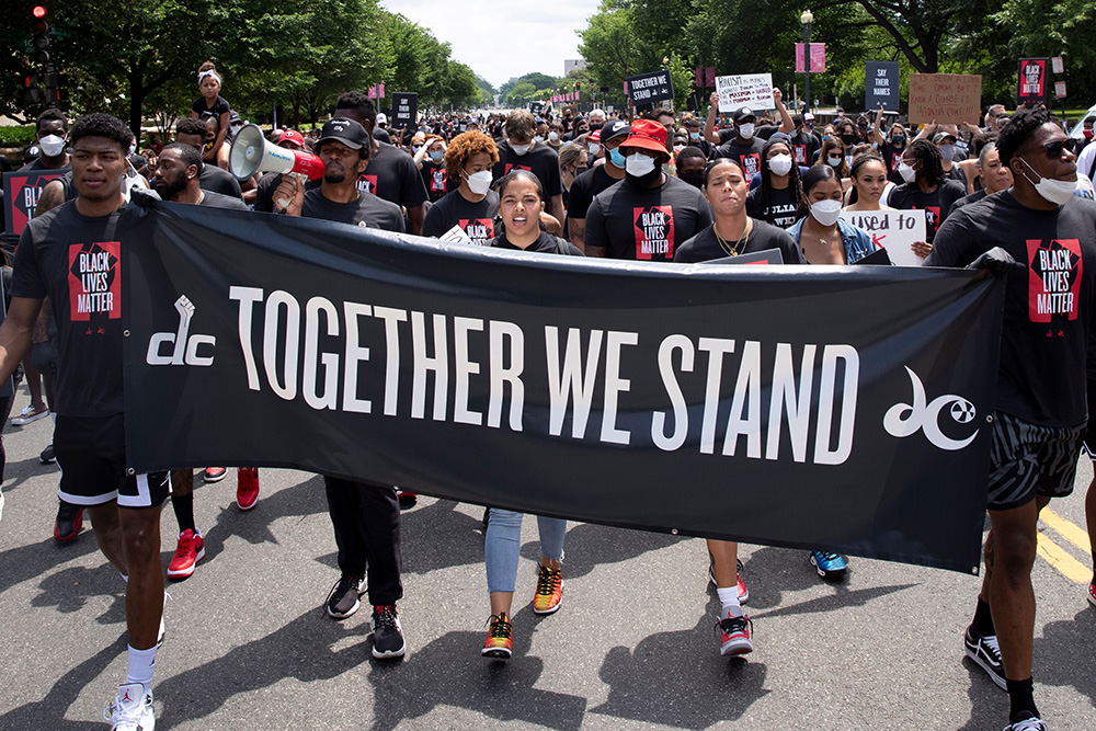 Juneteenth march in Washington DC 2020