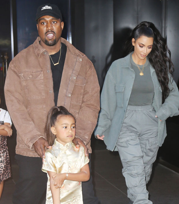 Kanye West, Kim Kardashian, North West