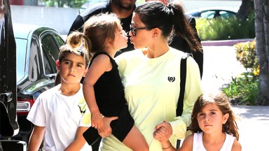 Kourtney Kardashian, Mason Disick, Penelope Disick, Reign Disick