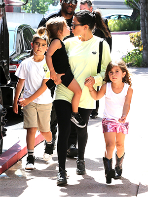 Kourtney Kardashian, Mason Disick, Penelope Disick, Reign Disick
