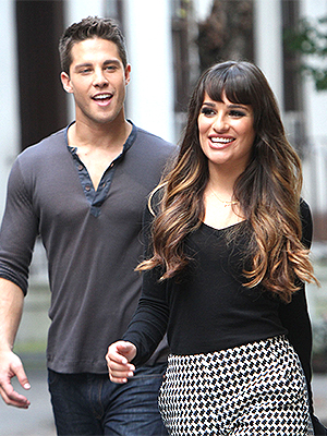 Lea Michele and Dean Geyer
