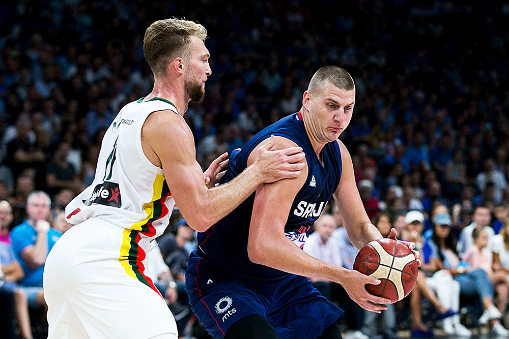 Serbia v Lithuania, basketball, Belgrade Arena, Serbia - 10 Aug 2019