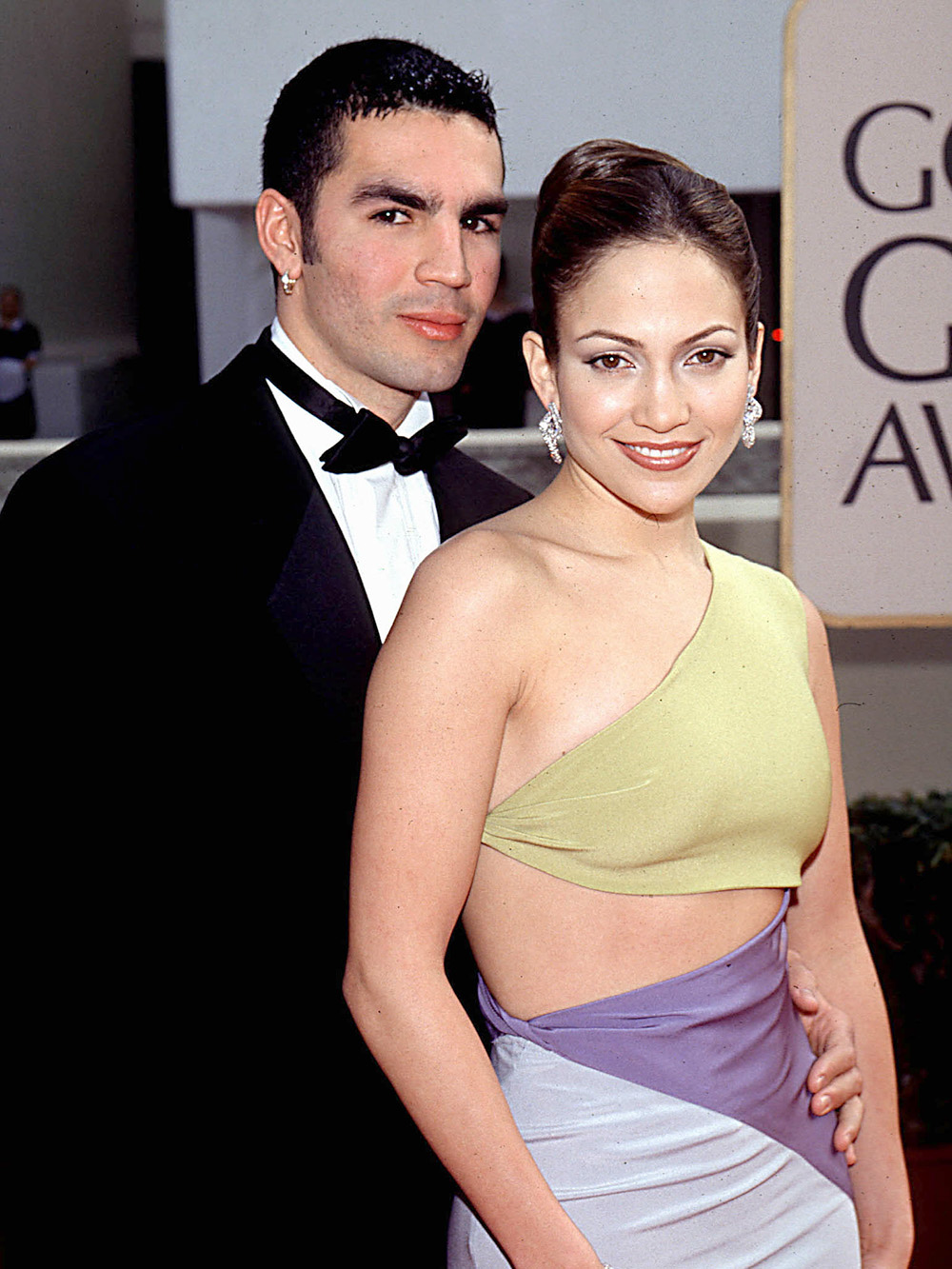 1/18/98 Beverly Hills California Jennifer Lopez and Husband Ojani Noa at the 55th Golden Globe Awards at the Beverly Hilton Hotel
55th Golden Globe Awards