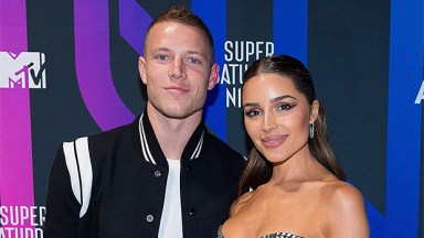 Olivia Culpo Christian McCaffrey