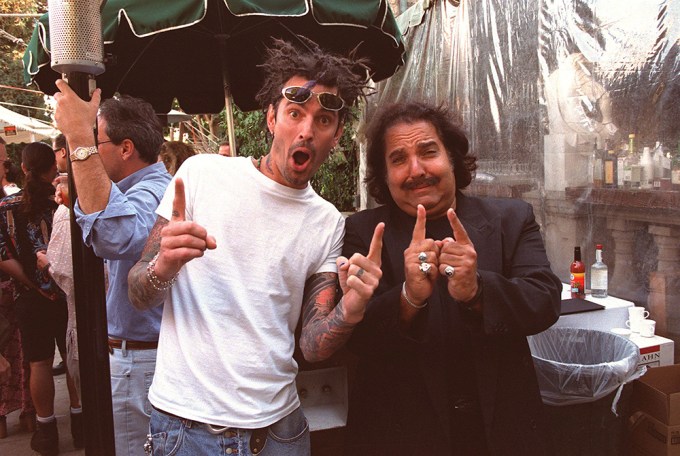 Tommy Lee & Ron Jeremy At 1998’s ‘Orgazmo’ Party