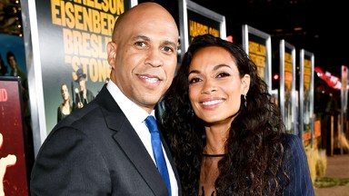 Cory Booker Rosario Dawson