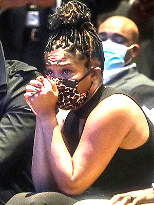 Tiffany Haddish at George Floyd’s memorial