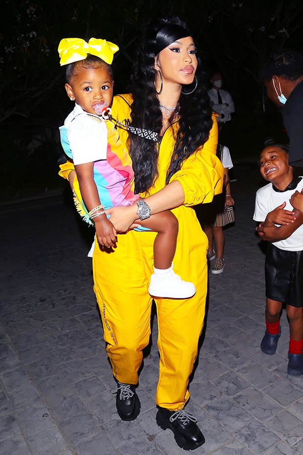 Cardi B & daughter Kulture 