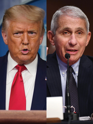 Donald Trump, Dr. Anthony Fauci