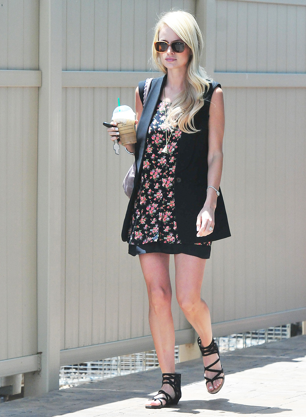 Emily Maynard steps out for a coffee run day before her wedding in Charlotte, NC