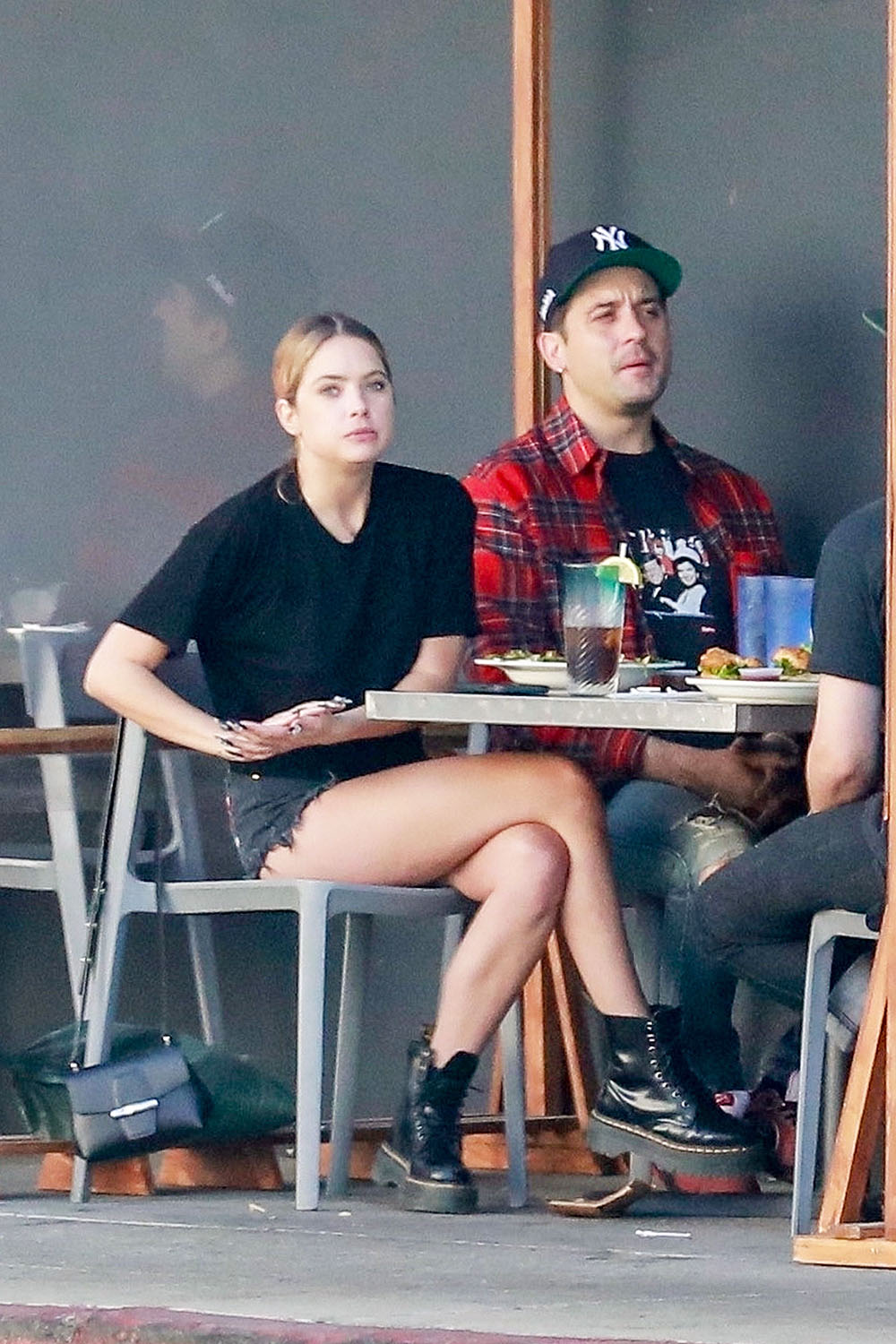 *EXCLUSIVE* Ashley Benson and G-Eazy have lunch with a friend in LA