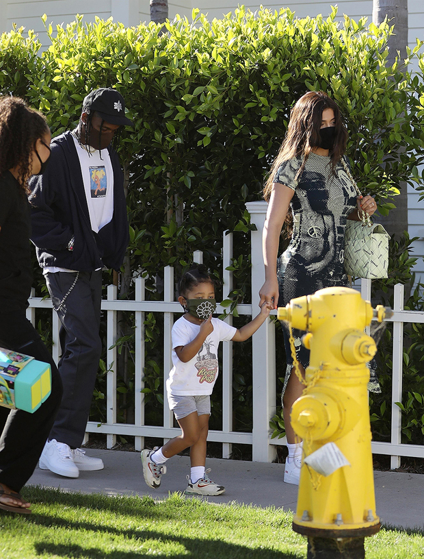 Kylie Jenner, Travis Scott, Stormi Webster