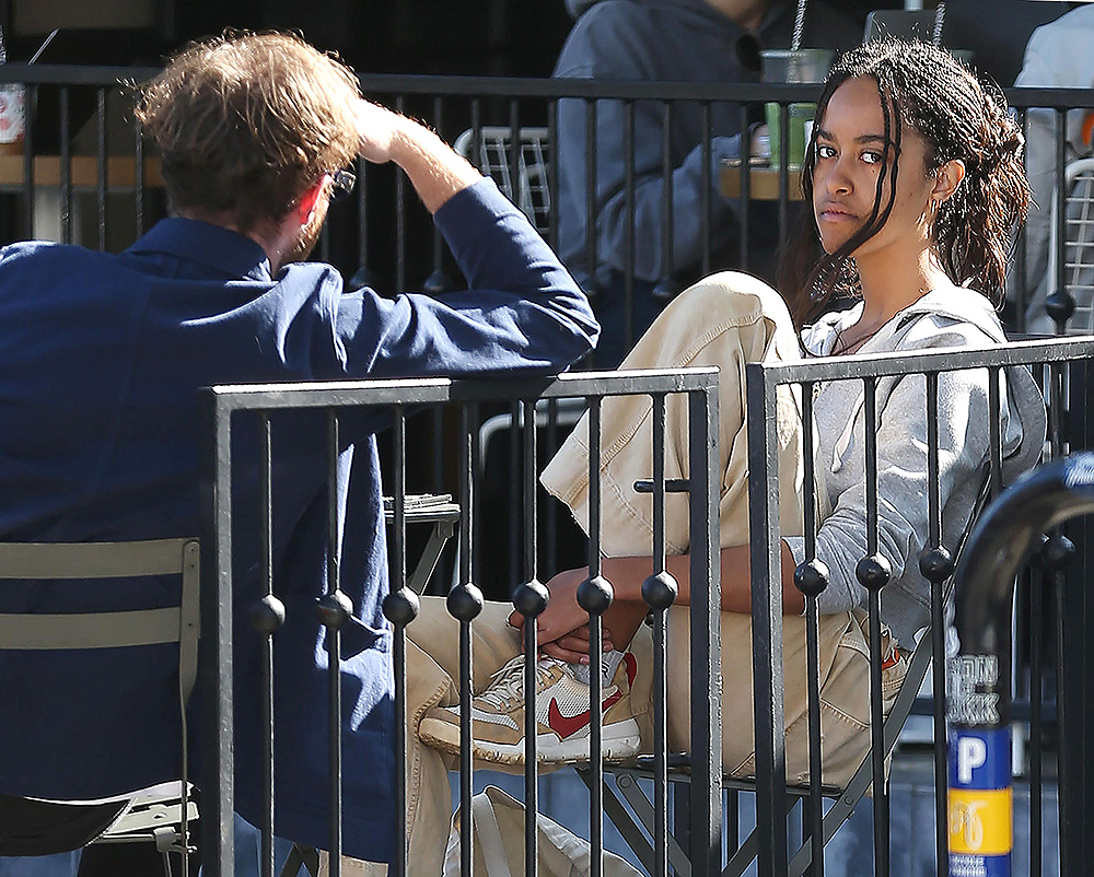 Malia Obama with a friend at Alfred Coffee, West Hollywood, Los Angeles, California, USA - 25 Jan 2022