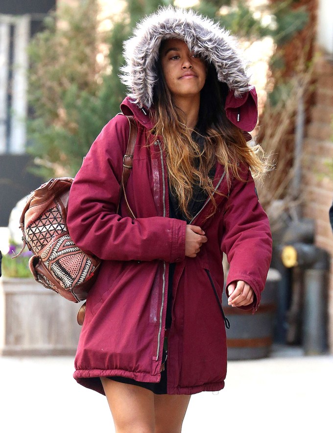 Malia Obama in New York