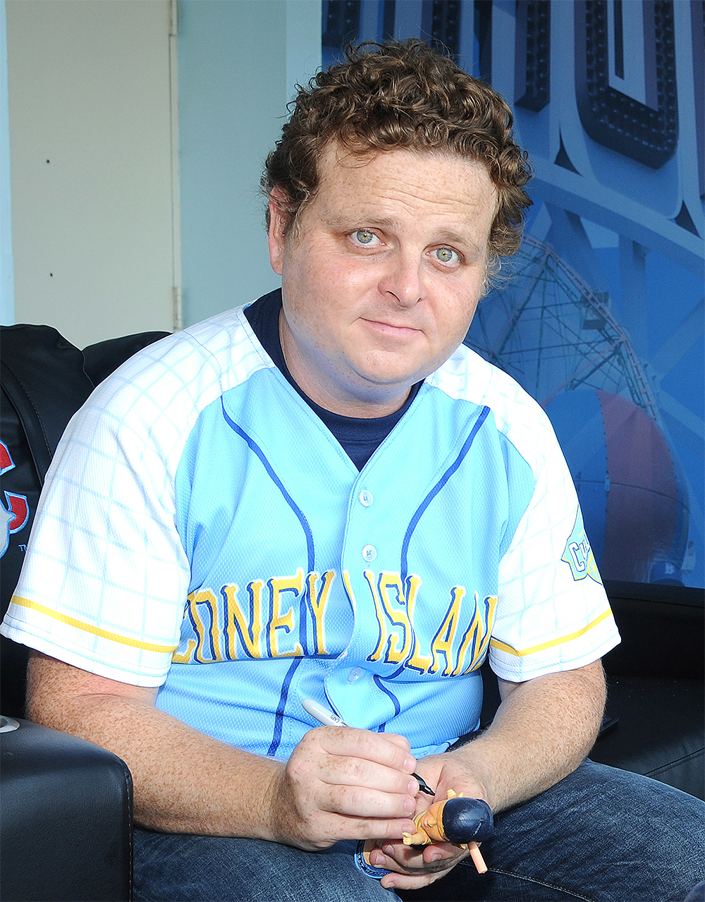 NEW YORK, NY - JULY 22: Actor Patrick Renna, who played the character Hamilton Porter in the movie classic "The Sandlot" visits MCU Park in Brooklyn, New York on July 22, 2018 on "The Sandlot's" 25th anniversary. Photo Credit: George Napolitano/MediaPunch /IPX