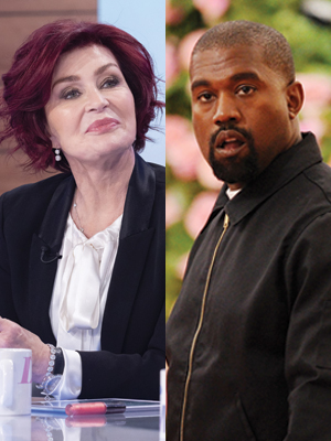 Sharon Osbourne and Kanye West