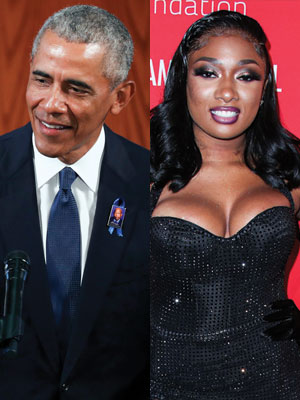 Barack Obama and Megan Thee Stallion