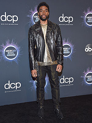 Chadwick Boseman on the red carpet